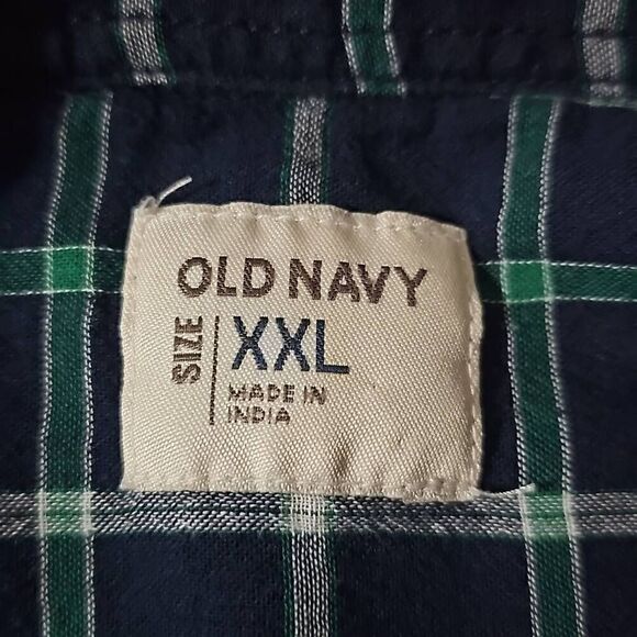 Old Navy plaid, longsleeve, button-down shirt. Size XXL - Picture 5 of 7